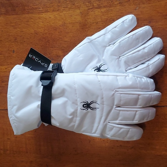Spyder Accessories - Women's Spyder-The Puffer Insulated Gloves - White